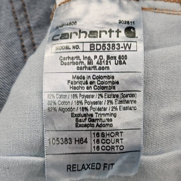 Carhartt Women’s Relaxed Fit Jeans Size 16W (38x28) Rugged Flex NEW BD5383-W NWT - Picture 15 of 16